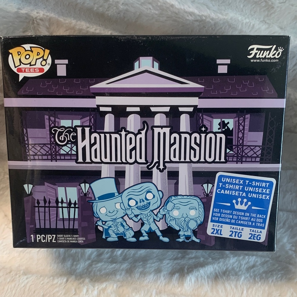 Funko Haunted Mansion Pop Tees Box - Purple and Black
